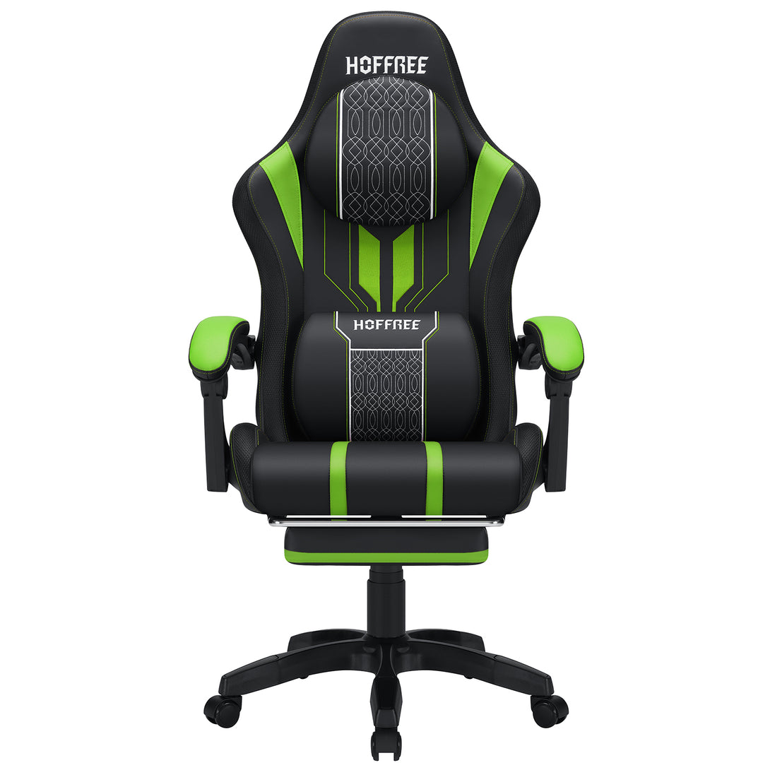 big-and-tall-base-series-ergonomic-gaming-chairs-massage-adjustable-400-lbs-weight-capacity-bt301-gree-black-front-view