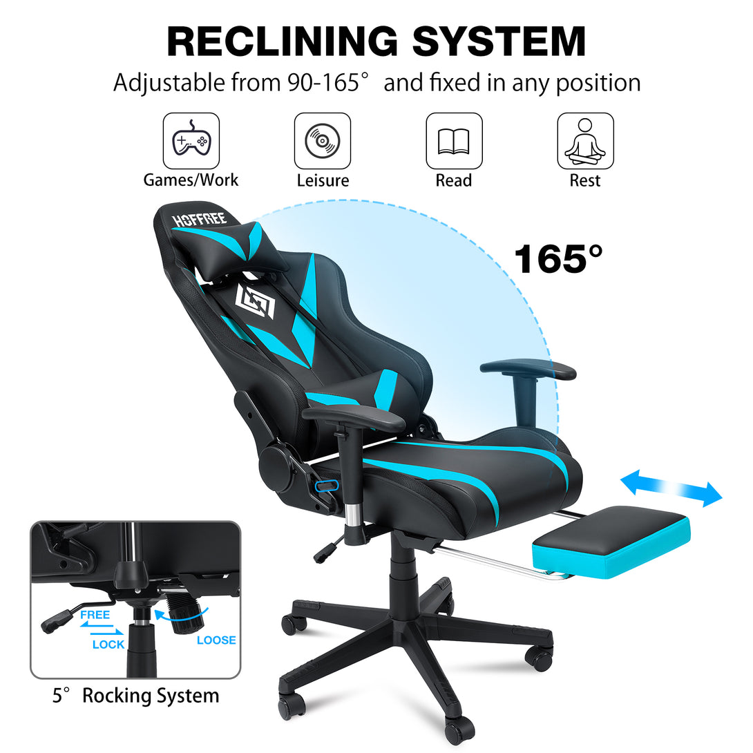 racing-style-v-look-gaming chairs-rgl203-reclining-system