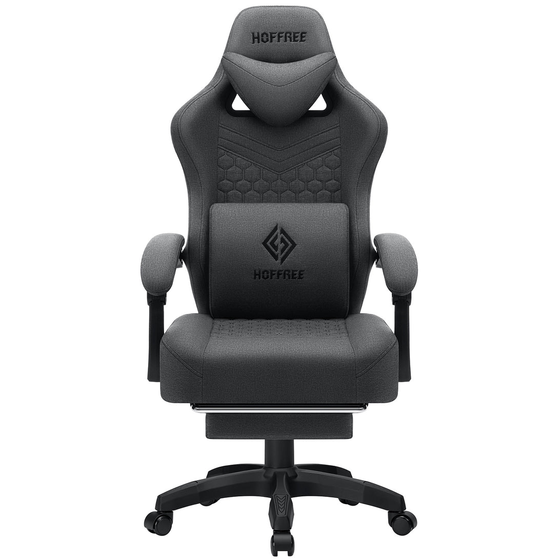 refreshing-base-series-ergonomic-gaming-chairs-massage-adjustable-440-lbs-weight-capacity-fab501-dark-gray-front-view