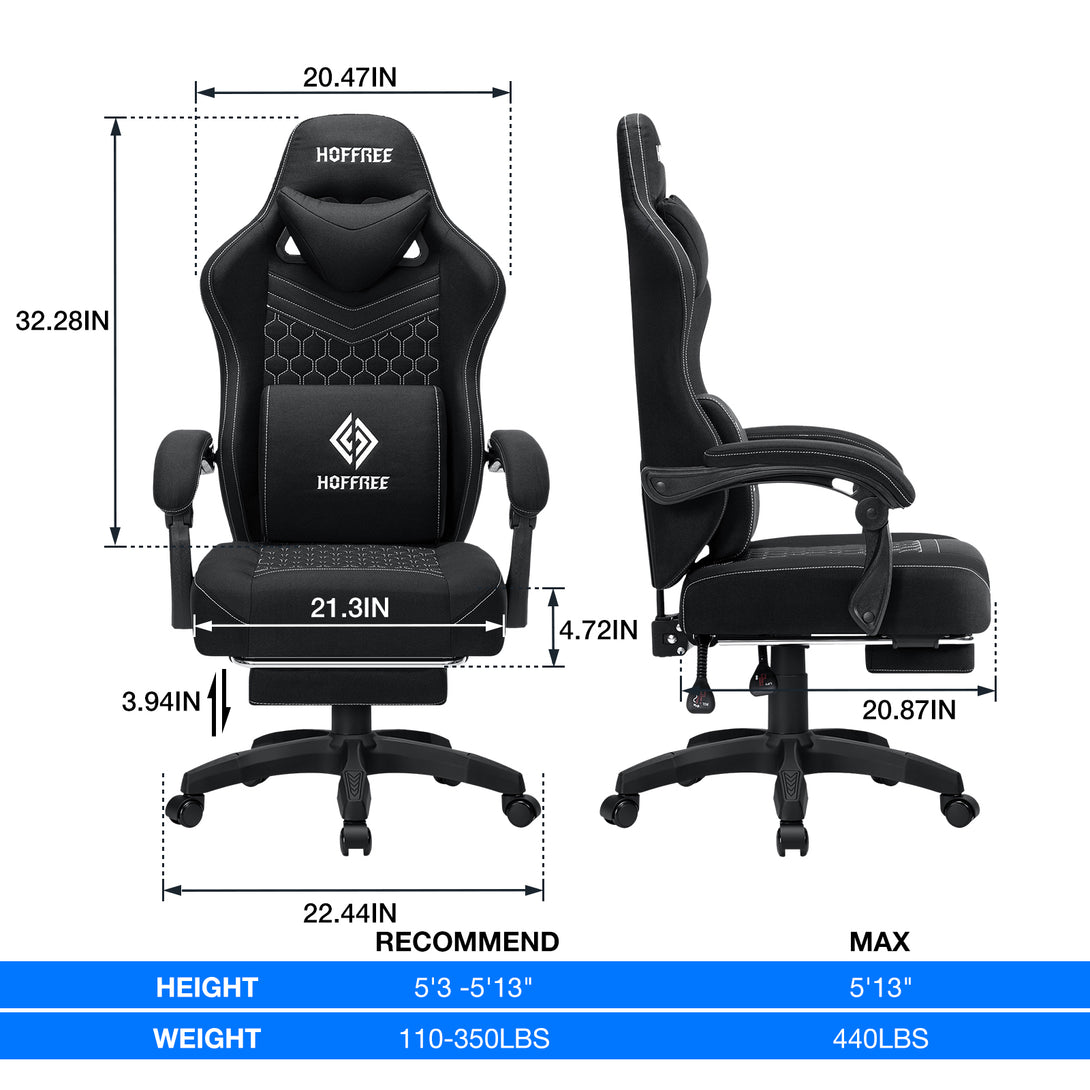 refreshing-base-series-ergonomic-gaming-chairs-massage-adjustable-440-lbs-weight-capacity-size