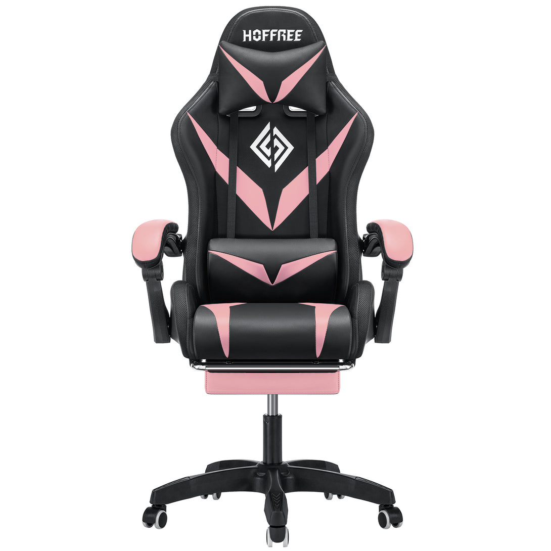 victory-series-ergonomic-gaming-chairs-lumbar-massage-bluetooth-control-pink-black