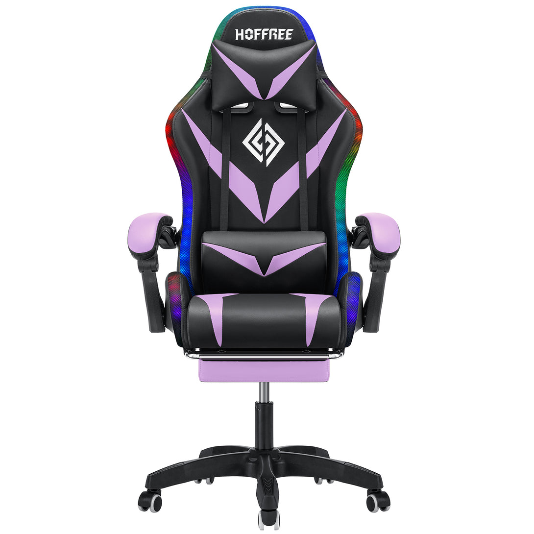victory-series-ergonomic-gaming-chairs-lumbar-massage-bluetooth-control-purple-black