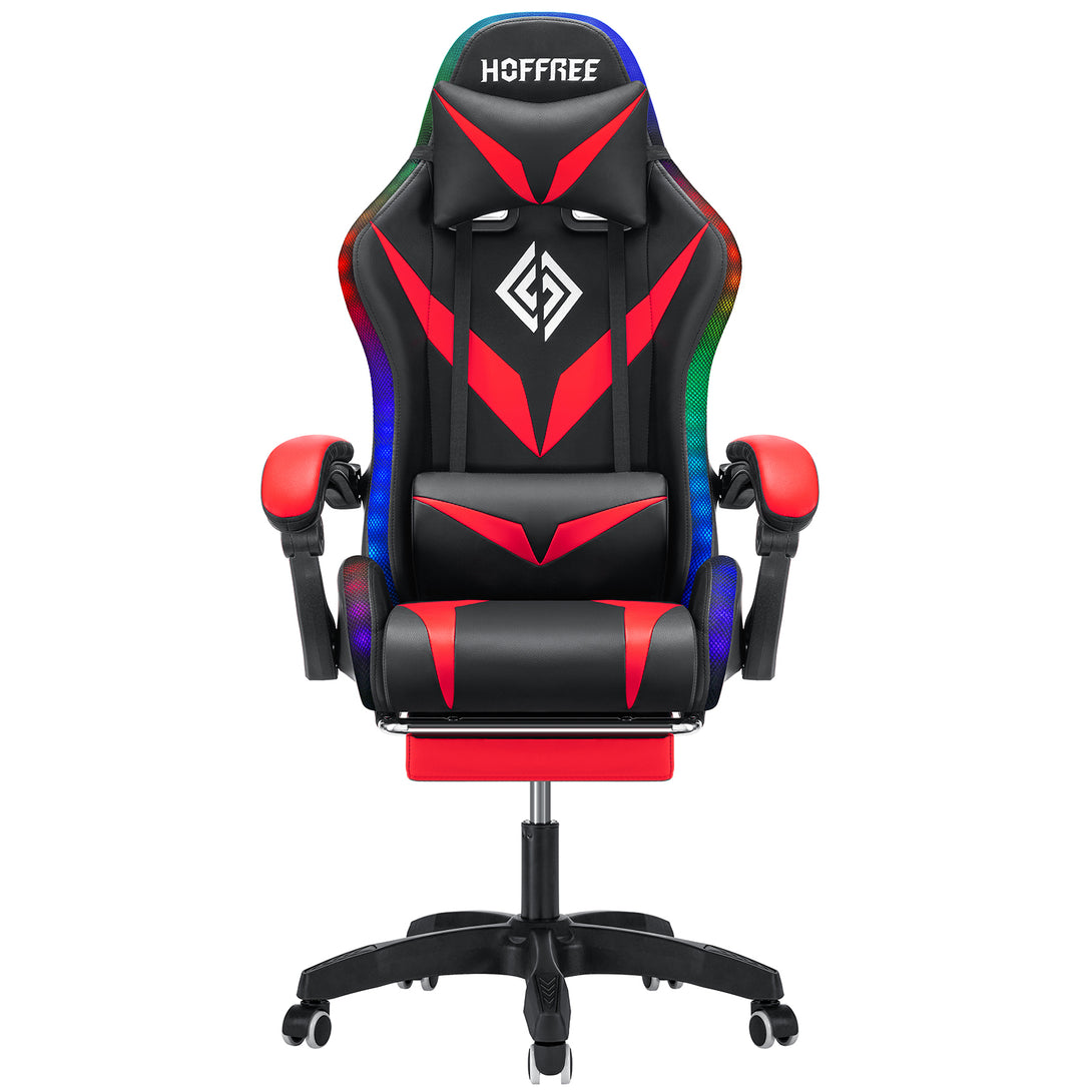 victory-series-ergonomic-gaming-chairs-lumbar-massage-bluetooth-control-red-black