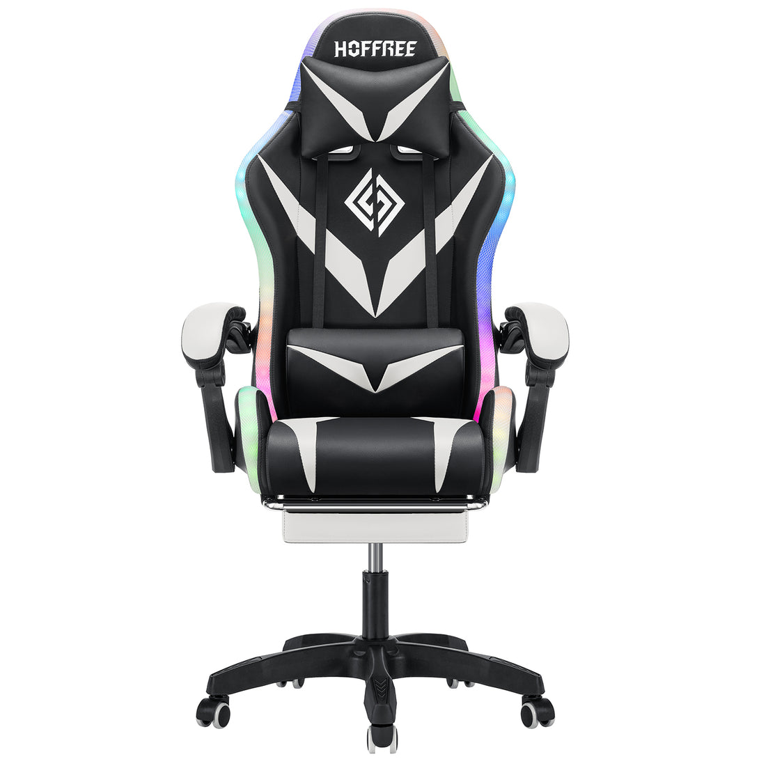 victory-series-ergonomic-gaming-chairs-lumbar-massage-bluetooth-control-white-black