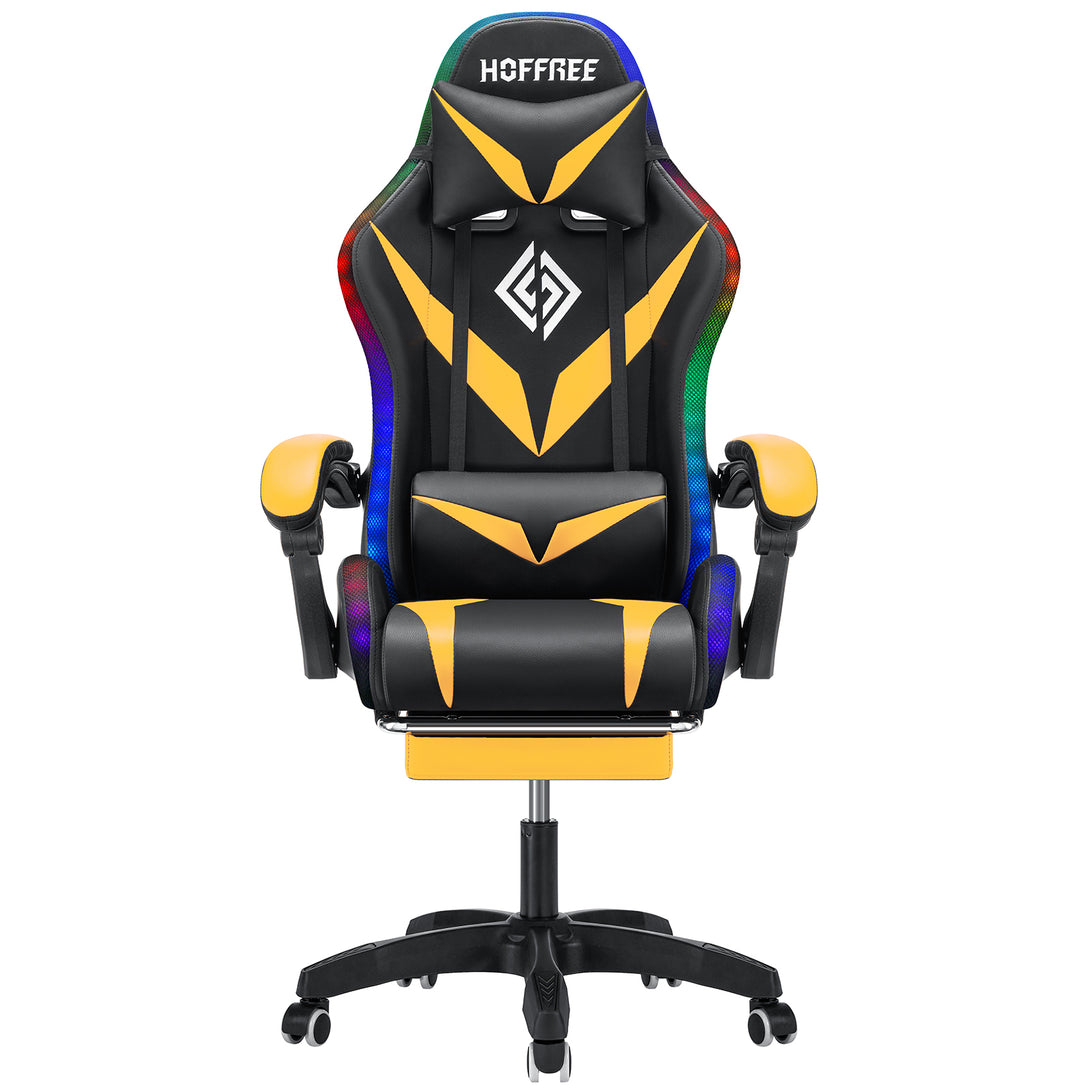 victory-series-ergonomic-gaming-chairs-lumbar-massage-bluetooth-control-yellow-black